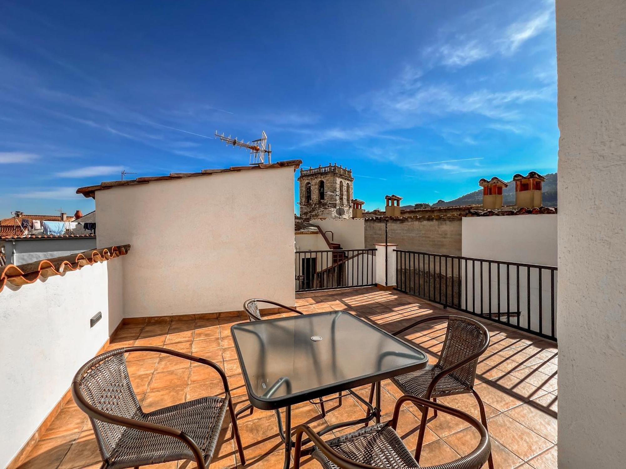 Ganganell Atic Apartamento Con Terraza En Besalú Exteriör bild